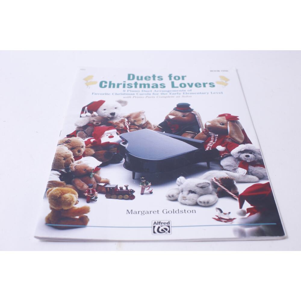Alfred, Duets For Christmas Lovers, Margaret Goldston, 1980s, Easy Piano Vintage